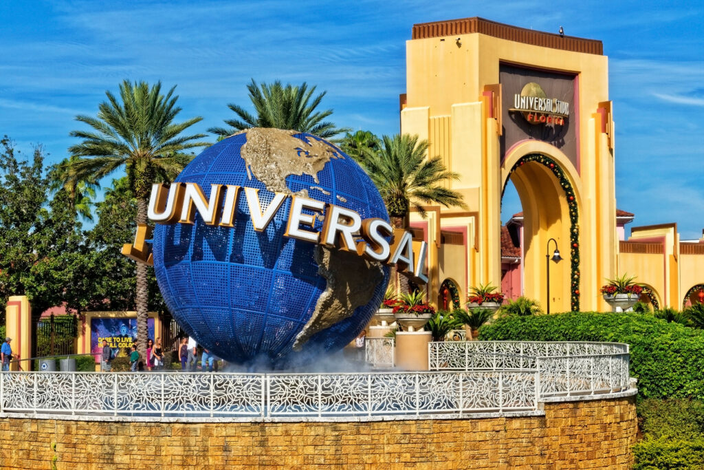 The Universal Studios Globe In Orlando Florida